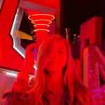 Gabby Petito Instagram - 🍿 . #timburtonart #neon
