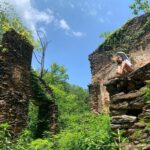 Gabby Petito Instagram - Such a beautiful hike to this castle in the sky 🌥 . This was actually a lot higher than it looks! Also swipe to see me step on a rock 🥝 Waking up to go on a hike, read a few chapters of a book in a beautiful spot, and have some fruit, is how I would like to spend everyday. #hikingadventures #travel