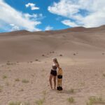 Gabby Petito Instagram - Bikini bottom isn’t the only place there’s sandy cheeks 🌵☀️ ت ➪ swipe to see me fall on my butt #vanlifetravel