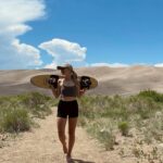 Gabby Petito Instagram - Bikini bottom isn’t the only place there’s sandy cheeks 🌵☀️ ت ➪ swipe to see me fall on my butt #vanlifetravel