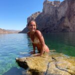 Gabi Butler Instagram - walkin’ around on those…. what do ya call em? Oh… feet 🐠✨ bikini by: @thebikiniblock