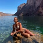 Gabi Butler Instagram - walkin’ around on those…. what do ya call em? Oh… feet 🐠✨ bikini by: @thebikiniblock