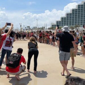 Gabi Butler Instagram - TAKE ME TO THE WATER 😍😭🥹 I AM SO BEYOND PROUD OF ALL OF YOU!!!!!!! the routine you guys put out was hands down one of the most beautiful routines i’ve ever seen…. Literally brought tears to my eyes. It makes my heart so full to see you guys fulfill your dreams and goals…. I love you guys with all my heart 🙏🏽 all I can say is FIOFMU baby