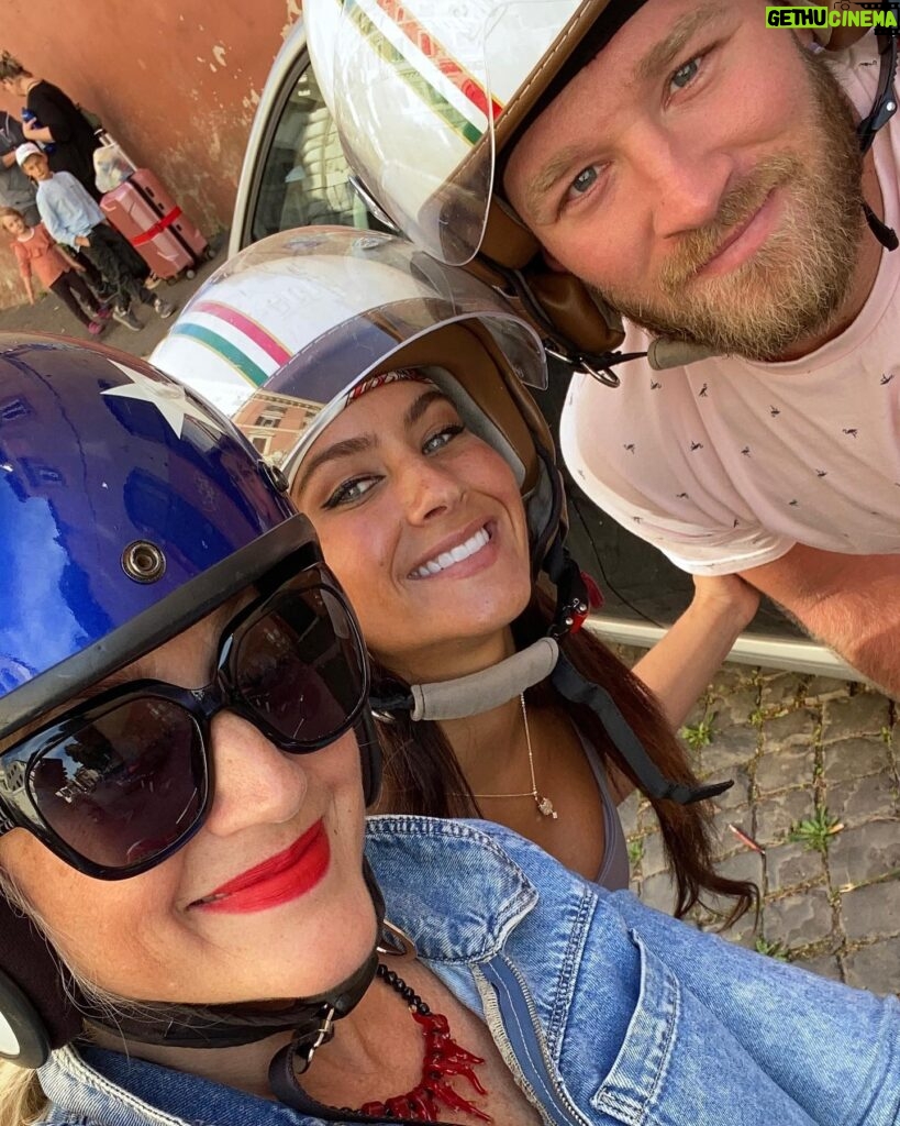 Gabi Butler Instagram - This experience was absolutely unforgettable…. first thing I would like to say is thank you, thank you, thank you @scooteromatours for this amazing day 🤍 you guys not only made me feel special, but the rest of my family as well 🙏🏽 You all have a heart of gold and I can’t thank you enough for giving us the most wonderful day! Definitely the highlight of our trip in Rome. If you guys ever come to the U.S. i’m taking you on my tour, which is jet skis and boats 😉😂 until next time ❤️