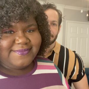 Gabourey Sidibe Instagram - It’s weird that people think we’re already married but I guess our hearts and intentions for each other are just that clear to see.  My BFF proposed and now I get to hold him forever.  The funniest man I’ve ever met. The sweetest human to exist. @brandontour made up a song for when i put my bonnet on at night.  The second I look a bit stressed and overwhelmed, he jumps into action to take over what he can for me. Every moment with him is a joy.  He is the partner i thought I was too independent to need. I’ve learned so much about myself through him and I feel grateful and excited to learn more about the entire world with him by my side.  My partner, my best friend, my cats’ daddy,  my mans, my heart, my fiancé!!! ❤️❤️❤️❤️