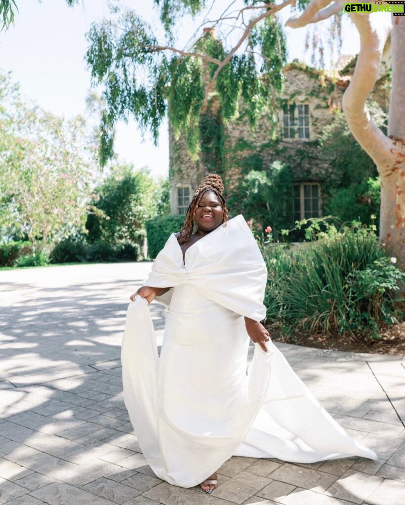 Gabourey Sidibe Instagram - The Style Issue is HERE, and Gabourey Sidibe is @brides newest cover star! 👏 From how @gabby3shabby and @brandontour first fell in love (spoiler alert: their first date was 7 hours long!) to their non-traditional wedding plans, tap the #LinkInBio to read the full interview. 💍 Credits: Talent: @gabby3shabby @brandontour Photography: @erichmcvey Photo Team: @dennisroycoronel; @matolikeelyphoto Creative Direction: @annapriceolson Hair: @misscopeland310 Makeup: @tobyfleischman Makeup Assistant: @heatherb.makeup Styling: @kellyaugustine Fashion Assistants: @corinnepl; @couturemoments_ Production: @wonderserra Videography: @wesfilms Booking: @talentconnectgroup Cover story writer: @jmargaretbeauty In partnership with @ninewest