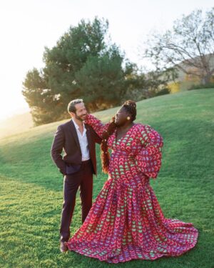 Gabourey Sidibe Instagram - The Style Issue is HERE, and Gabourey Sidibe is @brides newest cover star! 👏 From how @gabby3shabby and @brandontour first fell in love (spoiler alert: their first date was 7 hours long!) to their non-traditional wedding plans, tap the #LinkInBio to read the full interview. 💍

Credits: 
Talent: @gabby3shabby   @brandontour
Photography: @erichmcvey
Photo Team: @dennisroycoronel; @matolikeelyphoto
Creative Direction: @annapriceolson
Hair: @misscopeland310 
Makeup: @tobyfleischman 
Makeup Assistant: @heatherb.makeup
Styling: @kellyaugustine
Fashion Assistants: @corinnepl; @couturemoments_ 
Production: @wonderserra
Videography: @wesfilms
Booking: @talentconnectgroup
Cover story writer: @jmargaretbeauty 
In partnership with @ninewest