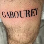 Gabourey Sidibe Instagram – Before @brandontour my whole life was Acapella.  My husband is the cutest man. I love him so much and I didn’t force him to tat my whole ass name on his thigh. He did that on his own, while I was at the office all day in Toronto.