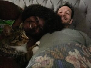 Gabourey Sidibe Instagram - Aaron is a teenager now and thinks he’s too cool to take family selfies.