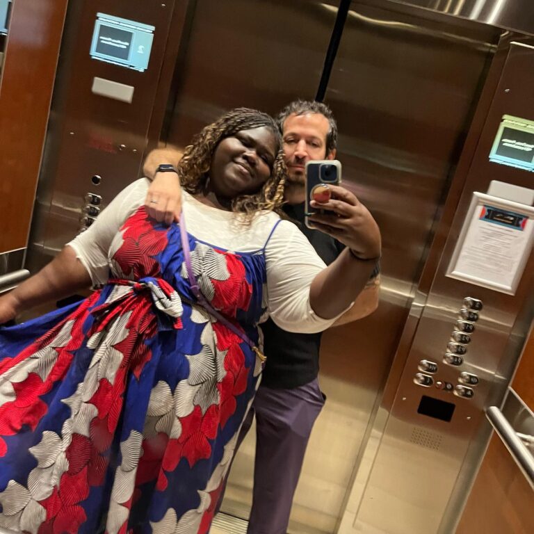 Gabourey Sidibe Instagram - Everything i cooked yesterday was dairy, egg, and gluten free…. For this guy💜 Do you know how hard it is to make cornbread, stuffing, corn pudding and pumpkin bread pudding WITHOUT eggs, dairy or gluten?! I’m basically a wizard.