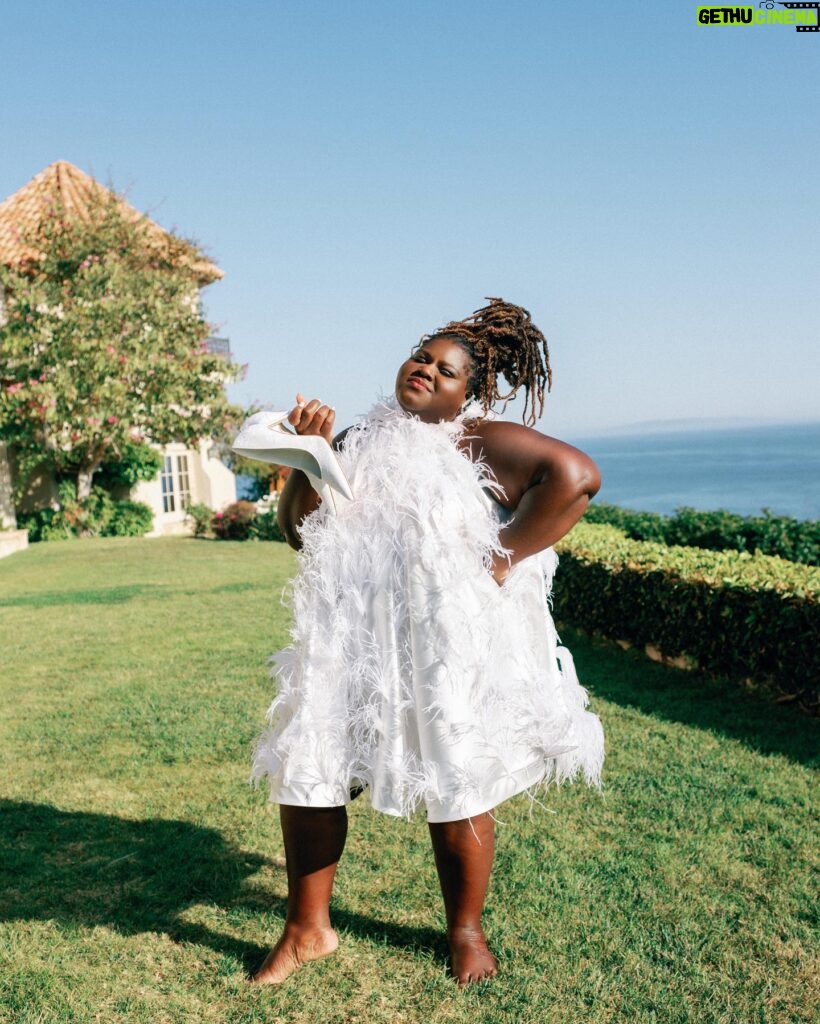 Gabourey Sidibe Instagram - Gabourey Sidibe doesn't plan on being a traditional bride. 💍 She's skipping having bridesmaids, ditching the bachelorette party, and staying far away from "any other normal wedding things."⚡️Tap the #LinkInBio to read the inspiration behind @gabby3shabby and @brandontour’s unique 2023 wedding in our latest digital issue. Credits: Talent: @gabby3shabby @brandontour Photography: @erichmcvey Photo Team: @dennisroycoronel; @matolikeelyphoto Creative Direction: @annapriceolson Hair: @misscopeland310 Makeup: @tobyfleischman Makeup Assistant: @heatherb.makeup Styling: @kellyaugustine Fashion Assistants: @corinnepl; @couturemoments_ Production: @wonderserra Videography: @wesfilms Booking: @talentconnectgroup Cover story writer: @jmargaretbeauty In partnership with @ninewest