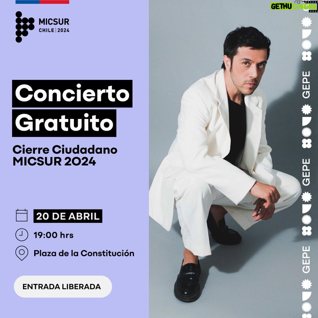 Gabriel Boric Instagram - Tremendos artistas estarán este sábado 20 de abril en la Plaza de la Constitución para el cierre del Mercado de Industrias Culturales del Sur. Todas y todos invitados a ser parte de este evento que comienza hoy y que celebra la colaboración entre nuestros países para fortalecer la cultura en Latinoamérica! chilecultura.gob.cl