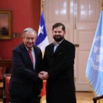 Gabriel Boric Instagram – Bienvenido a nuestro país @AntonioGuterres y a todos los Jefes Ejecutivos de las Naciones Unidas. Es un honor para Chile ser el primer país latinoamericano escogido como sede de la reunión de los más altos representantes de la @ONU_es. 

Su visita es reflejo de la fructífera colaboración y compromiso de Chile con el Sistema de Naciones Unidas y, al mismo tiempo, del gran aporte que este organismo ha realizado a nuestro país.