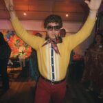 Gabriel Conte Instagram - 60s themed 60th bday for pops this weekend! Left my soul and my sweat in that dance circle 🪩 happy birthday dad!
