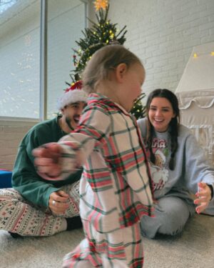 Gabriel Conte Instagram - MERRY CHRISTMAS!! From our family to yours ❤️
“And this will be a sign for you: you will find a baby wrapped in swaddling cloths and lying in a manger.” And suddenly there was with the angel a multitude of the heavenly host praising God and saying, “Glory to God in the highest, and on earth peace among those with whom he is pleased!” -Luke 2:12-14