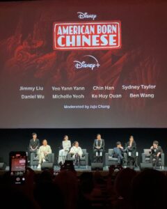 Gabriella Pizzolo Instagram - American Born Chinese world premiere at Radio City! getting to see the first few episodes made me so excited for many reasons. most importantly, this show is changing the world for the better - and does so while being so beautiful & visually stunning. @ambornchinese is out on @disneyplus on May 24th!