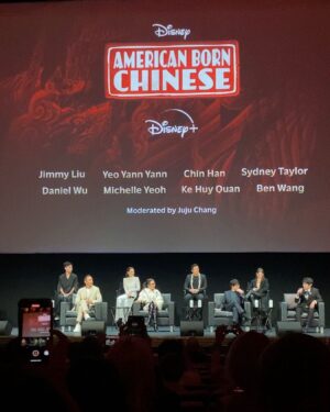 Gabriella Pizzolo Instagram - American Born Chinese world premiere at Radio City! getting to see the first few episodes made me so excited for many reasons. most importantly, this show is changing the world for the better - and does so while being so beautiful & visually stunning. @ambornchinese is out on @disneyplus on May 24th!