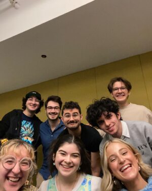 Gabriella Pizzolo Instagram - Beethoven: Live in Concert is only a week and a half away! check out @bvnthemusical and get your tickets today! swipe for a sneak peek of rehearsal shenanigans and some amazing press photos from @takeabowpodcast ⭐️
