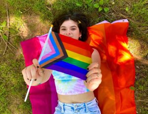 Gabriella Pizzolo Instagram - hello @glaad’s #20under20 list!! cannot believe that i and so many incredible LGBTQ changemakers are being celebrated over at @teenvogue. meet all the honorees at link in my bio 🏳️‍🌈❤️