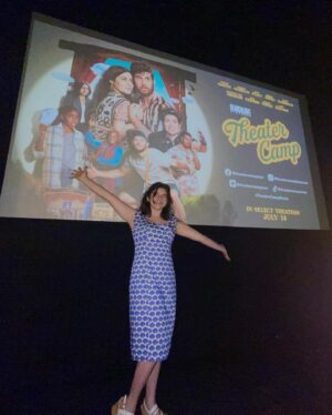 Gabriella Pizzolo Instagram - my inner theater kid was in fits of non-stop laughter for the entire 88 minute run time. so grateful to witness this piece of art! see Theater Camp in theaters this Friday! @theatercampthemovie