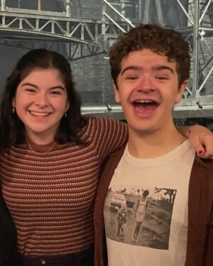 Gabriella Pizzolo Instagram - a pleasure to attend the tale of Sweeney Todd, but even more so to see @gatenm123 💈