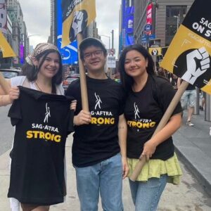 Gabriella Pizzolo Instagram - with workers returning to their jobs or education this September, it reminds me how the WGA and SAG-AFTRA are still fighting to do the same. the WGA has been on strike for over 100 days, and SAG is still standing strong with them, after nearly two months. striking reinforces the truth: entertainment isn’t going anywhere, and neither are we. #WGAstrong #SagAftraStrike
