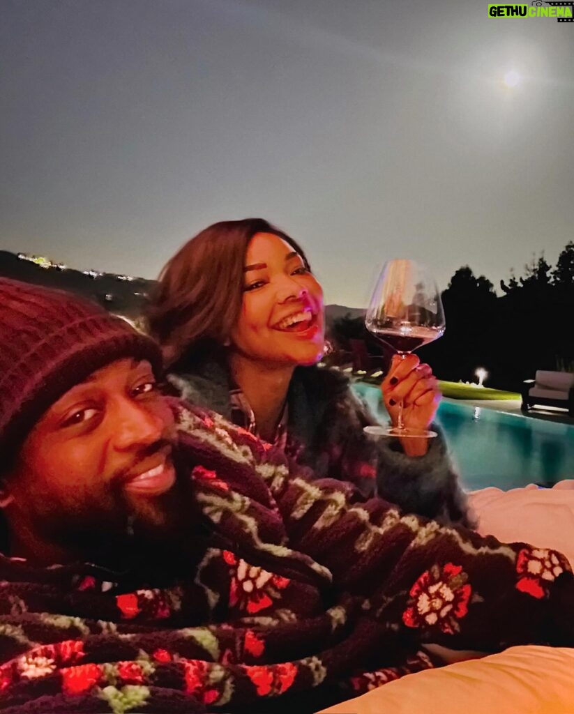 Gabrielle Union Instagram - Moongazing with my ♥️