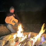 Garth Brooks Instagram - Standing outside the campfire!!!! love, g Click link in bio to watch #StudioG