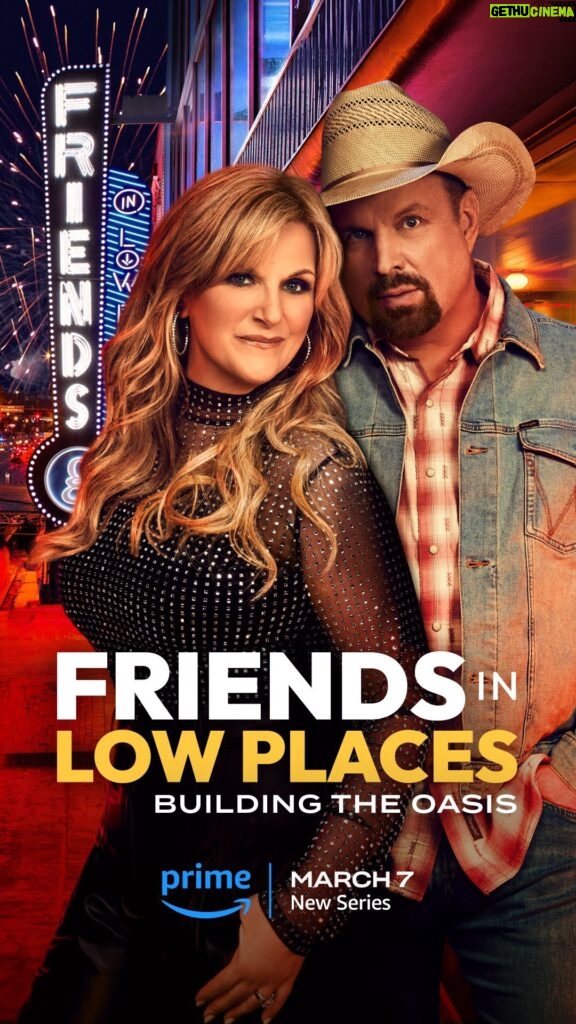 Garth Brooks Instagram - The house YOU built! Friends in Low Places debuts on @primevideo March 7! Welcome to the NEON NEIGHBORHOOD!!! love, g & TY