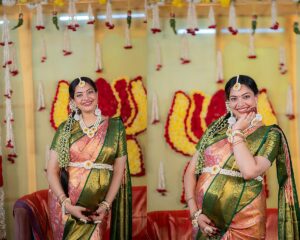Geetha Madhuri Instagram - Seemantham Veduka !!! 

PC - @guntiartstudio 
Decoration- @vinnus_classy_events
Bommalu - @shubhamasthu_pellisamagri