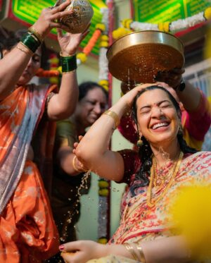 Geetha Madhuri Instagram - ఉదకశాంతి! Udhaka shaanthi!!! 

PC - @guntiartstudio
