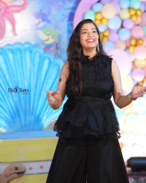Geetha Madhuri Instagram - Outfit - @etniko.in etniko.in 
PC - @flickers_by_manishkoduri 
Decoration - @vinnus_classy_events 
Location - @crazykidzy