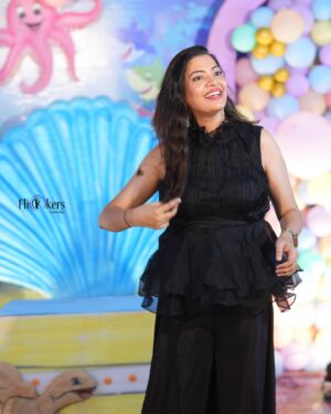 Geetha Madhuri Instagram - Outfit - @etniko.in etniko.in 
PC - @flickers_by_manishkoduri 
Decoration - @vinnus_classy_events 
Location - @crazykidzy