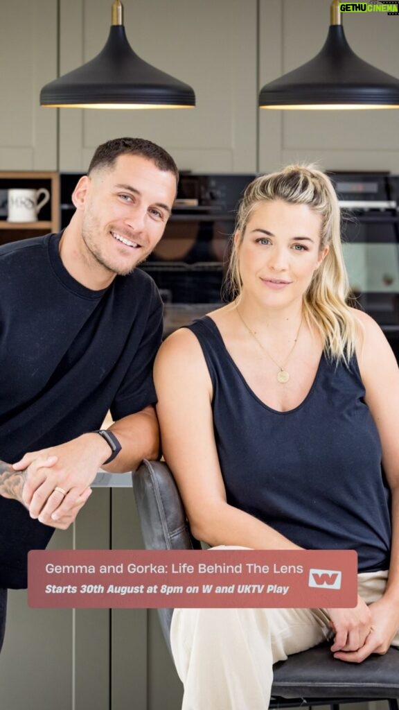 Gemma Atkinson Instagram - I think you’ll find Gorks, what I actually said was “I’m gonna pipe the spanish one” 😂😂 It was to @cintalondon on one of our many strictly debriefs! A week today until the first episode of “Gemma & Gorka: life behind the lens” airs on @wtvchannel & @uktvplay 🎥 💃🏼🤰👨‍👩‍👧‍👦 Hope you all enjoy it! @gorka_marquez