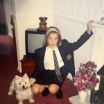 Gemma Atkinson Instagram – Had to dig out some old photos recently as part of filming for our show. Aside from the dodgy decor, the one constant in most of my pictures was Fergie, my first dog and best friend 🥰

I’m so glad mum & dad decided to have her when I was just 18 months old. She helped teach me compassion, kindness, responsibility and the absolute unconditional love dogs have.  Sitting writing this sat with Norman & Ollie knowing they’re unknowingly doing the same for both Mia & Thiago makes me smile. 😊 

If I had superpowers it’d be to go back to this time again, just for a couple of days… The good ole days ❤️
(I’d also move that wooden pig off the tele asap!) 😂