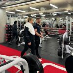 Gemma Atkinson Instagram - Walking into @ultimateperformancelive Vs the end of my session. Bring on week 3! Let’s Goooooooo! 💪🏼 First few sessions I’ve actually really surprised myself in my strength. Esp upper body (must be carrying car seats for ages) im lifting now what i did at the end of the last 12 weeks I did in 2017 🤟🏼 It’s proven to me what consistency can do. It doesn’t have to be full on every time, but keeping consistency has helped massively. I’m loving being accountable again and I’m enjoying having that small bit of routine for myself. We’ve planned the sessions around Gorks being a judge and Mia’s school clubs so it’s by no means as easy as 2017 was 😂 BUT the end result will still be 1000% worth it! In fact, mentally it’s already worth it because I feel Great!
