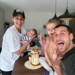 Gemma Atkinson Instagram - It isn’t until tomorrow, but you’ll be back in rehearsals so we celebrated early! Happy (almost) Birthday @gorka_marquez It’s funny the only Birthday of yours we’ve actually spent together was 2017 when we were both rehearsing 😂 We love you so much and are so proud of you! Keep being, young, foolish and happy ❤️😊 And thanks for eating the part of your cake that Mia put her knee in after crawling around a kids play area all morning 🤦🏼‍♀️