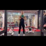 Gemma Atkinson Instagram - Never did and never will give up on myself 💪🏼 Crazy to think that 8 months ago, feeling exhausted and sore and looking at my postpartum body whilst feeling tired from just carrying the car seat a short distance I allowed a little feeling of doubt to creep in. I thought that maybe I wouldn’t get back to training how I used to this time. Maybe I got lucky first time with Mia being so tiny and me being younger and her being my first baby. This time was different. I felt different and my body was different. Whether that’s due to me being 4 yrs older, Tio being my second baby and a much bigger baby, and also my 2nd C section i wasn’t sure. But for a brief moment I allowed that doubt to creep in. Gorka knew it, and he laughed and reminded me of what I’d done and who the f**k I was! 😂 He was the Apollo to my Rocky! Im actually lifting and squatting heavier than before I had Mia which blows my mind! I still have ab separation and my core isn’t as strong as it was. I may have it for life, but that’s ok because mentally I feel Great and my body is functioning like it used to even if it doesn’t look exactly how it used to. Evil Steve has pushed me and encouraged me daily and I’ve done my best to keep my head where it needs to be. Focusing on my journey. My goals and having only myself yesterday as my competition. To any new mums going through that stage at the start when all you see is that moment. That moment of utter exhaustion, confusion and sometimes fear that life is JUST that now. It isn’t. You’ll find “you” again and do what you enjoy again in time. Don’t doubt yourself. I’m going to continue pushing with the aim to get stonger and healthier. It’s feels Great when you make small changes to take care of yourself. Slow progress is still progress. Keep going! ❤️