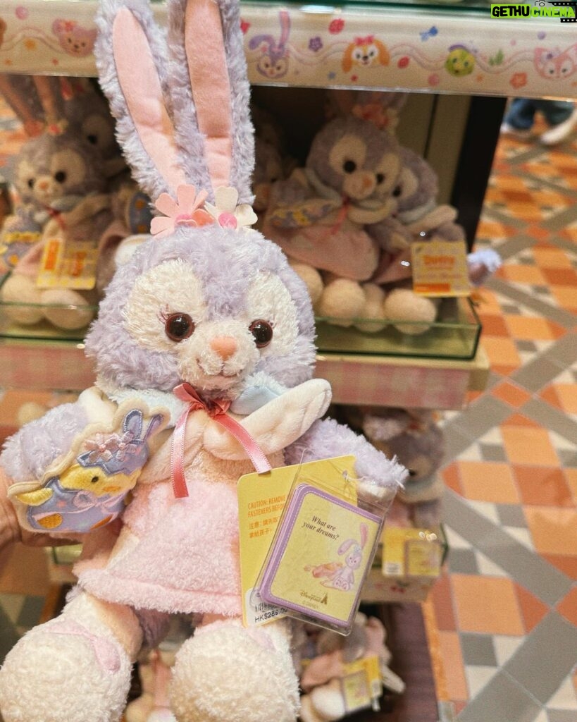 Genie Chen Instagram - 來香港的最終目的 … 💭 到迪士尼補貨史黛拉兔 !! 儘管家裡已經有兩大櫃的兔子 但還是出新款就想蒐集的史黛拉瘋狂粉 🙂‍↔️