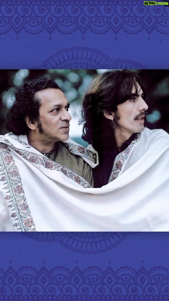 George Harrison Instagram - Remembering the maestro Ravi Shankar.