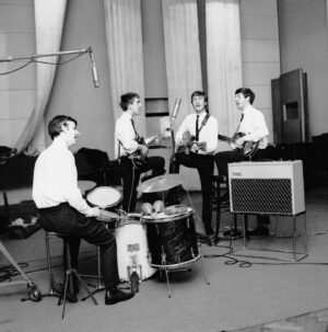 George Harrison Instagram - 60 years ago today, September 4th, 1962, @thebeatles recorded their first single, “Love Me Do” along with “How Do You Do It” at EMI Recording Studios (which later became known as Abbey Road Studios).

Photographer: Dezo Hoffmann & © Apple Corps Ltd.