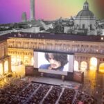 George Harrison Instagram - Last week in Bologna, as part of the @cinetecabologna, I had the great privilege to introduce Part 3 of Peter Jackson’s @thebeatles Get Back documentary… screened in the majestic Piazza Maggiore. Thank you to everyone at @cinetecabologna and the enthusiastic audience. - Olivia Harrison