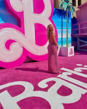 Georgia Hassarati Instagram - where’s my ken?? 💞💕🎀💞💞🎀🎀 #wbpartner #thebarbiemovie