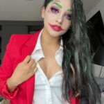 Geraldine Galvan Instagram - 🕸️👻Tutorial de maquillaje #joker para #halloween #costume #halloween2022