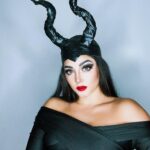 Geraldine Galvan Instagram - Quieren ver el tutorial?? #maleficent #malefica #halloween