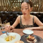 Gia Kim Instagram - Amazing food tea bed water sun - perfect getaway 🤍 Thank you for the delightful 3 course meal @lucebydavide @interconsin 🫶🏻❤️