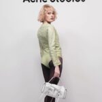 Gigi Goode Instagram - Forever and always an @acnestudios doll 💚 Huge huge huge thank you to my family at Acne for taking such good care of me. I always feel so special when I’m with you!! Here’s to many more🍾