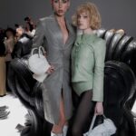Gigi Goode Instagram - Forever and always an @acnestudios doll 💚 Huge huge huge thank you to my family at Acne for taking such good care of me. I always feel so special when I’m with you!! Here’s to many more🍾