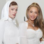 Gigi Goode Instagram - Literally can’t even think of what to caption this. I met Beyoncé?! Thank you so much to the @cecred team and to queen Bey for being so sweet and thinking my bangs were real 😭🤍 (and to @therichmnisi for all the pics)
