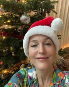 Gillian Anderson Instagram - A Merry Clitmas Christmas to one and all 🎅🏻🎄